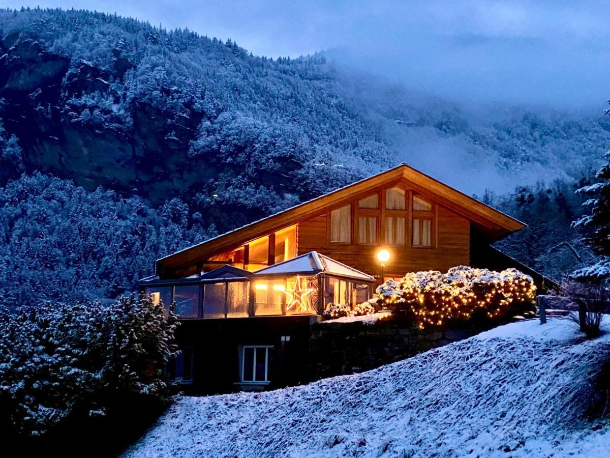 Appartement Aareschlucht- Grandiose Aussicht Fuer 2-6 Pers. Meiringen Dış mekan fotoğraf