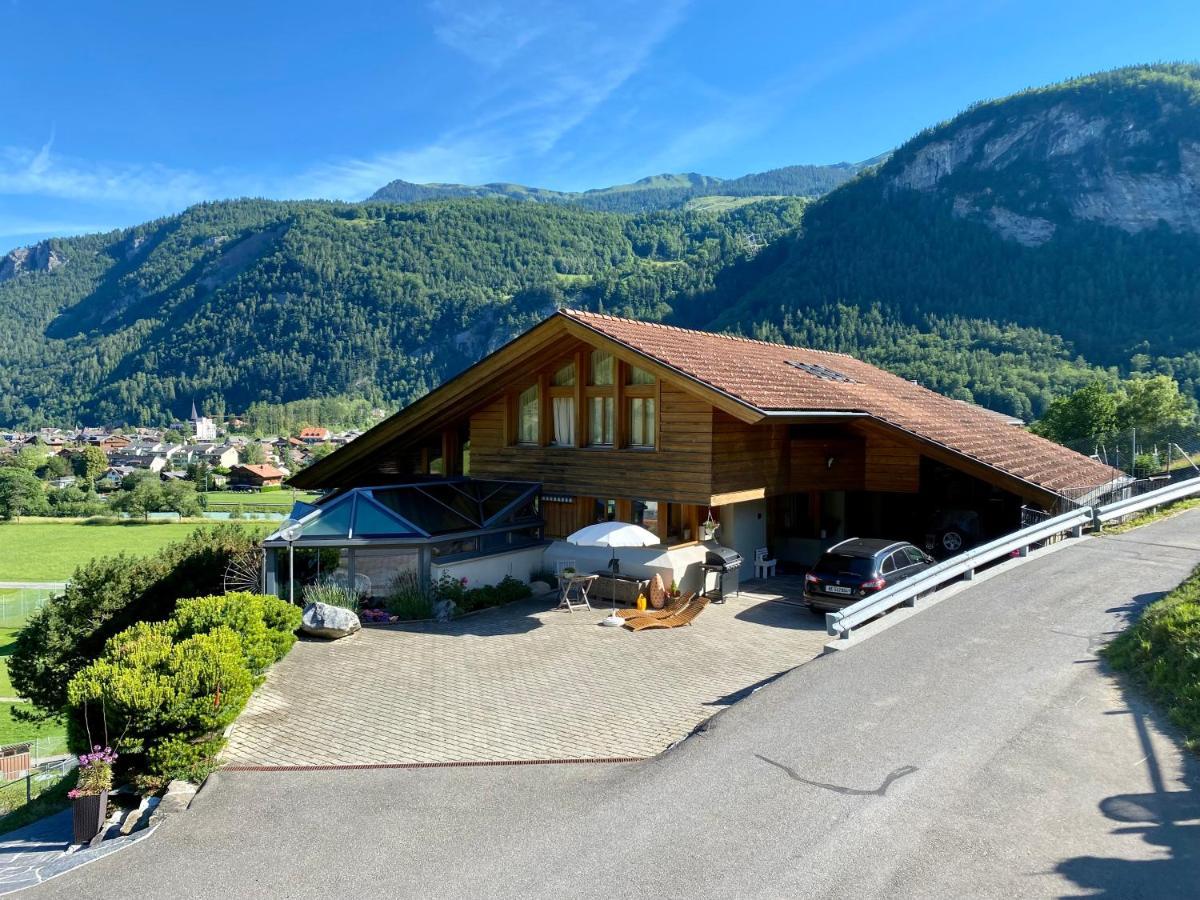 Appartement Aareschlucht- Grandiose Aussicht Fuer 2-6 Pers. Meiringen Dış mekan fotoğraf