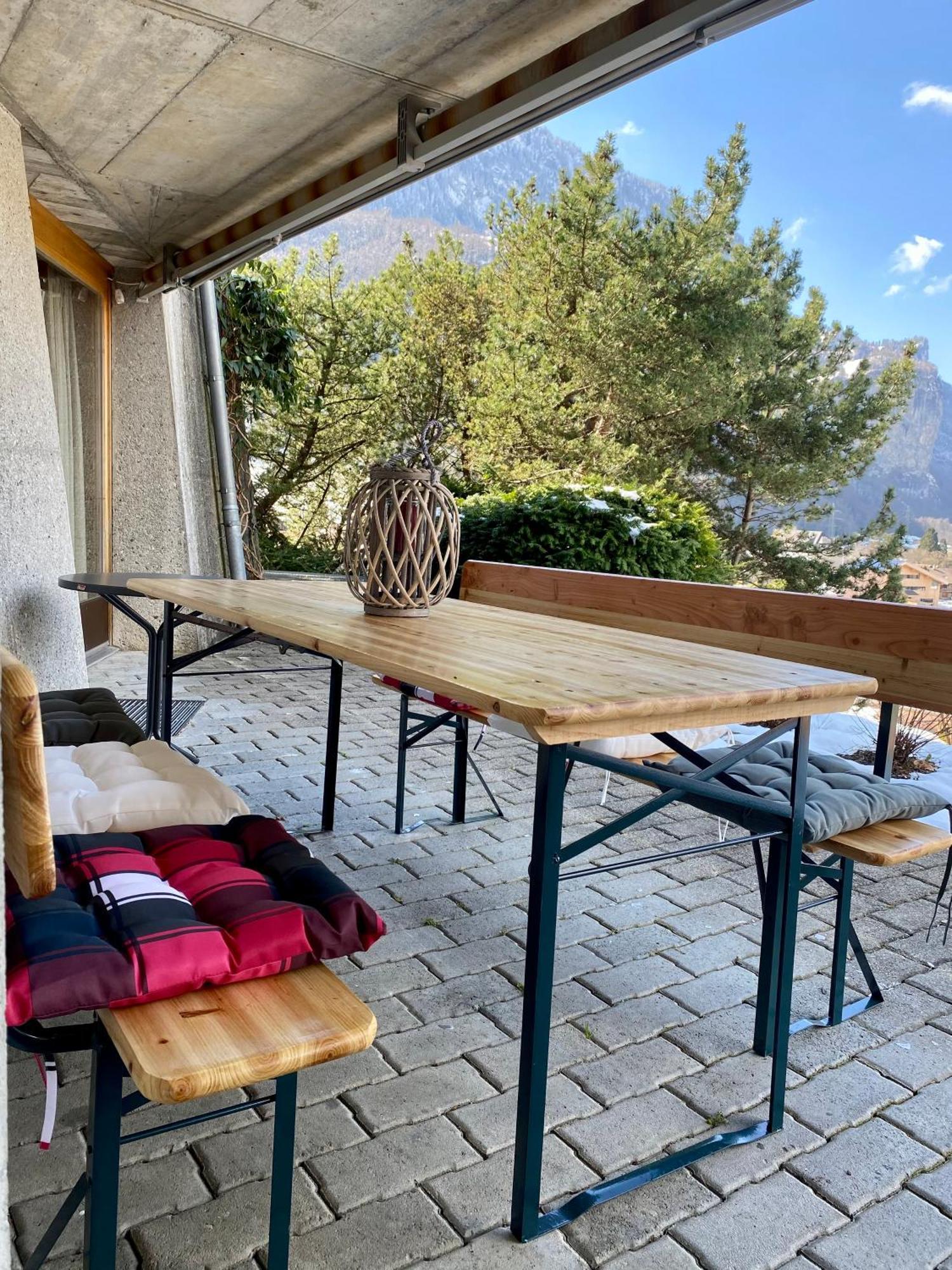 Appartement Aareschlucht- Grandiose Aussicht Fuer 2-6 Pers. Meiringen Dış mekan fotoğraf